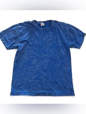 Urban Outfitters Men’s Large Blue Acid Wash T-Shirt EUC